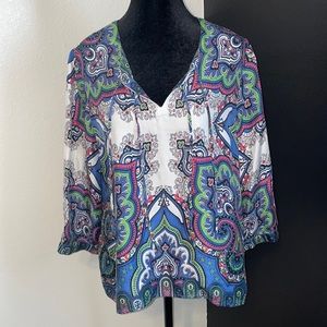 NWOT Talbots 100% Silk Top